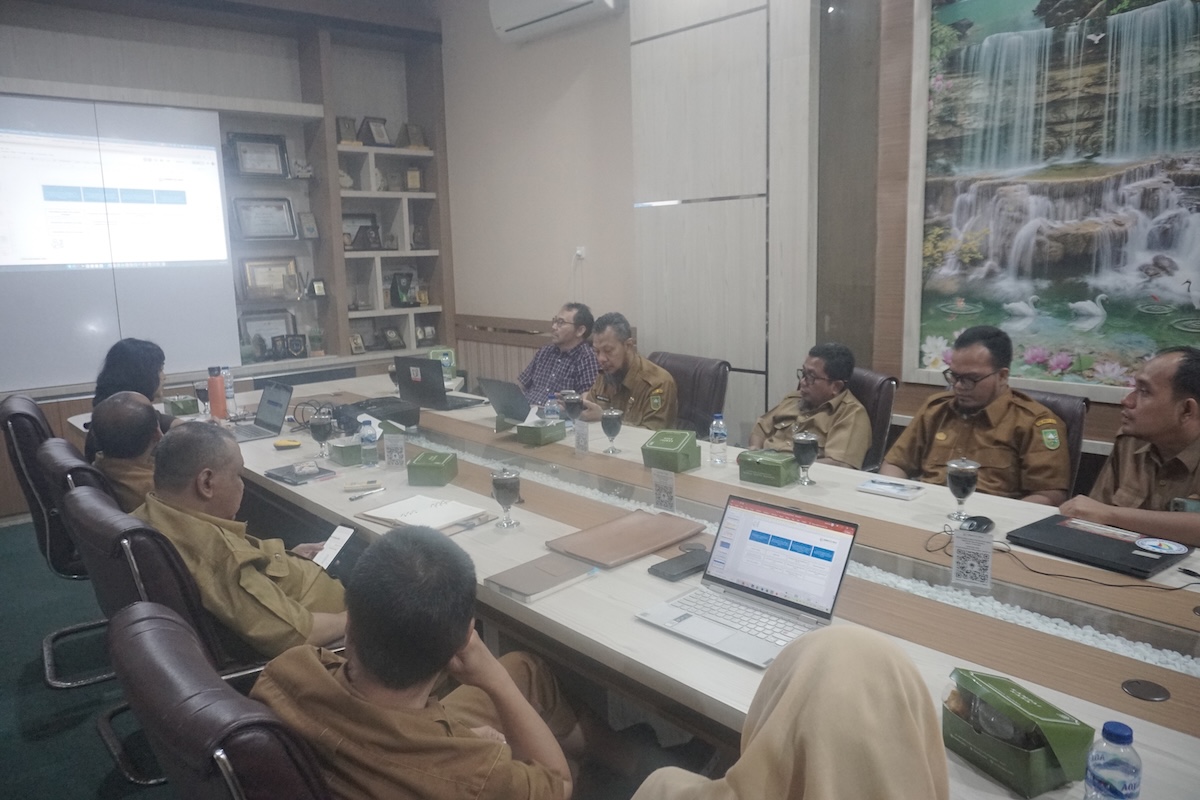DLHK Provinsi Riau Perkuat Sistem Quality Control dan Safeguard untuk Implementasi GREEN for Riau Initiative