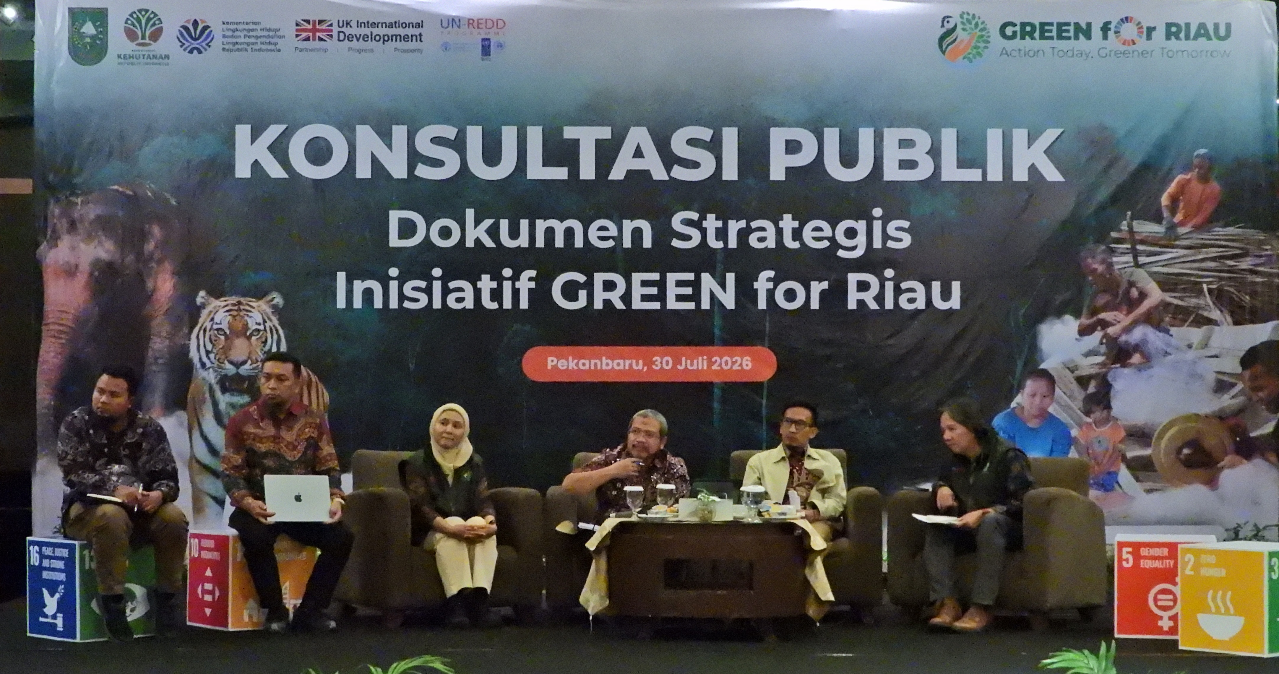 GREEN for Riau Perkuat Fondasi REDD+ Berbasis Yurisdiksi melalui Konsultasi Publik yang Inklusif, Transparan, dan Berkeadilan