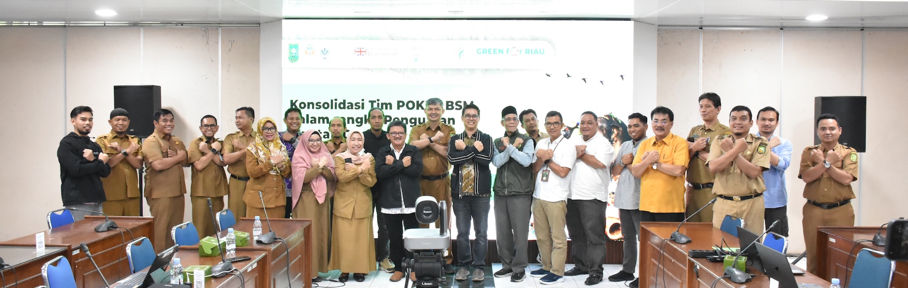 POKJA BSM GREEN for Riau Ikut Andil dalam Konsolidasi Draf Awal BSP JREDD+ Riau