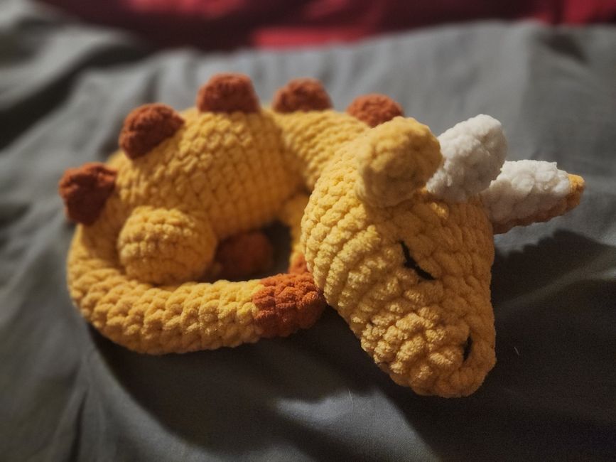 Mbob13's make photo for Pluto the curled up sleeping dragon