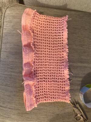 Filet Crochet Tea Bag Bag