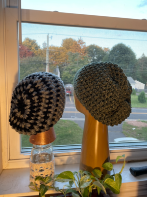 The Prime Puff Crochet Slouchy Hat.