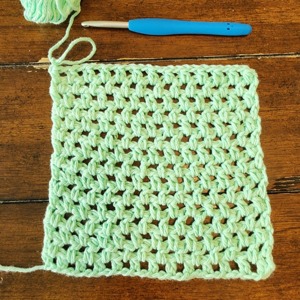 Easy dishcloth