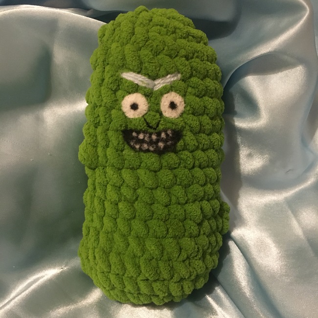 Pickle Rick Pattern mothdiary's make photo for Pickle Rick