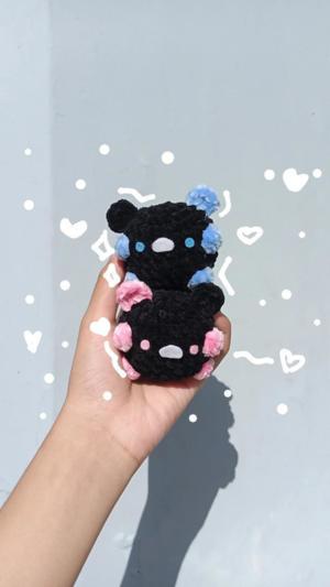 Roo the round moo Amigurumi