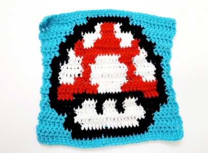 Mario 8 bit Blanket