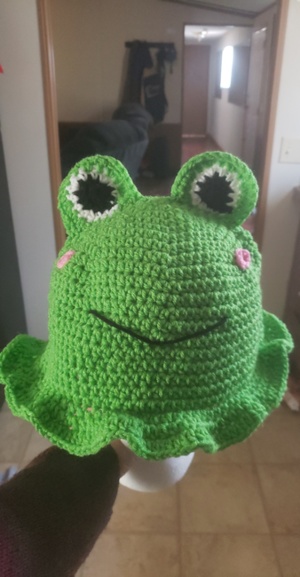 Frog bucket hat