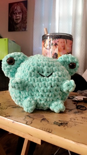 Crochet Mini Frog