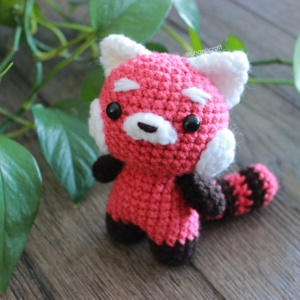 My Red Panda crochet doll