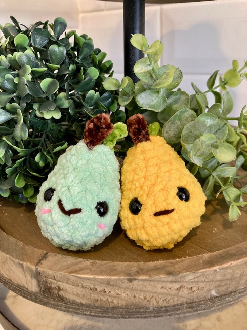 EllasCuteCreations's make photo for No-Sew Pear Crochet Pattern