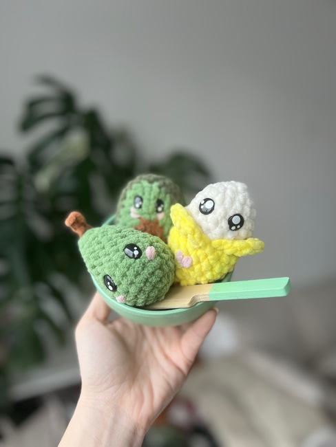 EsaMai's make photo for No-Sew Pear Crochet Pattern