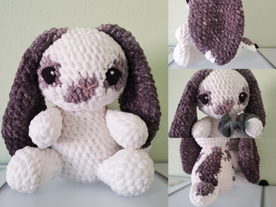 Leste’s Crochet Sitting Bunny Plushie