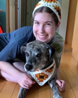 Granny Square Hair Kerchief