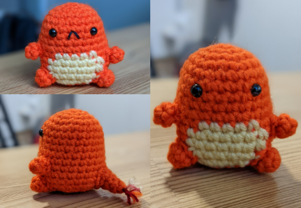 Amigurumi Mini Pokemon Crochet Pokemon Keychains Charmander