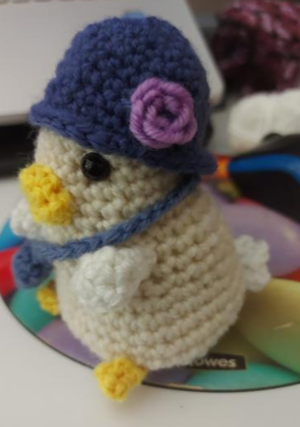 crochet white ducky (jeremy)