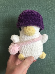 crochet white ducky (jeremy)