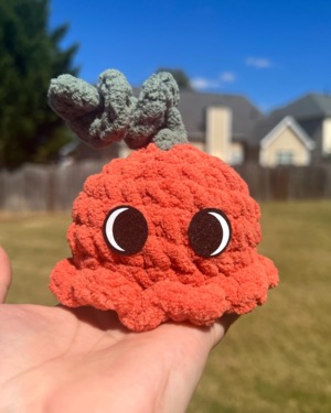 Baby Pumpkin Octopus Crochet Pattern