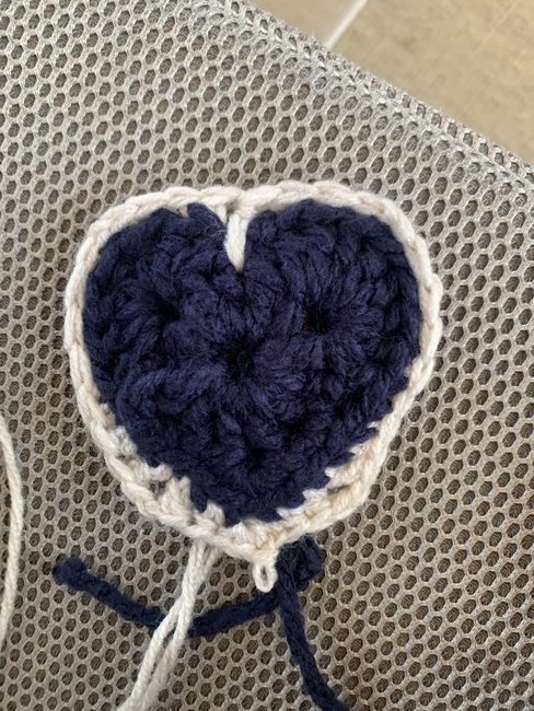 heart granny square book sleeve: Crochet pattern, Ribblr