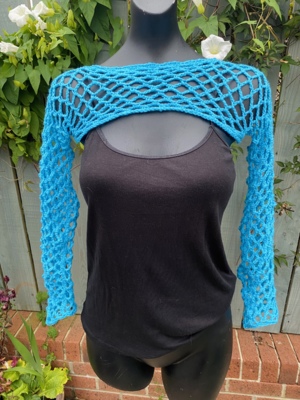 Mesh Bikini Crochet Sleeves