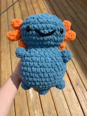 crochet axolotl