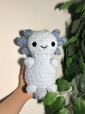 crochet axolotl