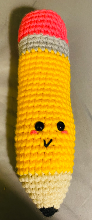 Mr. Write Amigurumi Pencil