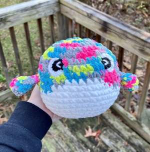 Small selfcare Whale Crochet Pattern