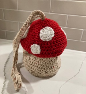 Crochet Mushroom Bag Pattern Graphic by fabulousamigurumi · Creative Fabrica