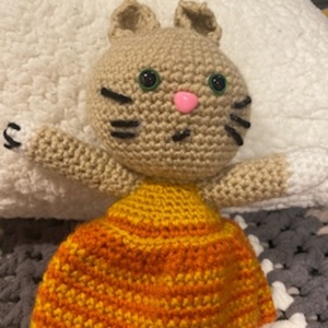 Candy Corn Cat Crochet Pattern