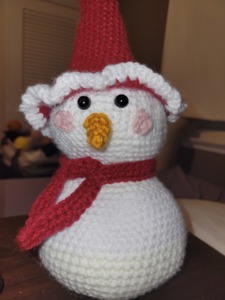 Crochet snowman pattern