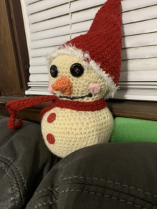 Crochet snowman pattern