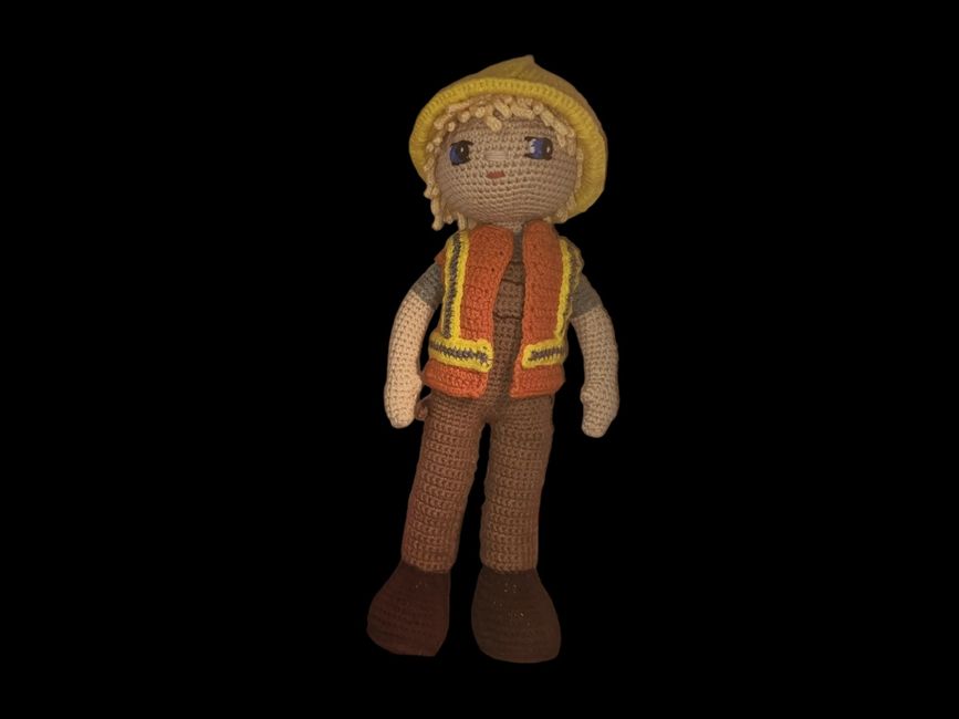 HookedByMarilyn's make photo for Devan Medium Crochet Doll