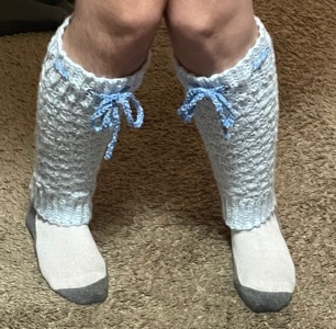 Lacy Thigh High Leg Warmer Crochet Pattern -  Canada