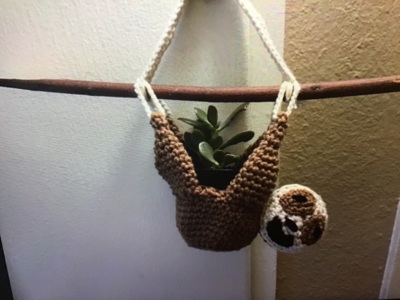 Hanging Sloth Planter