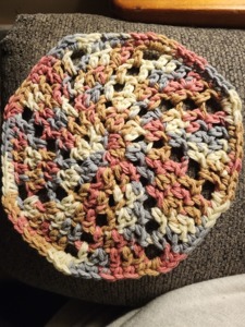 Swirl washcloth pattern