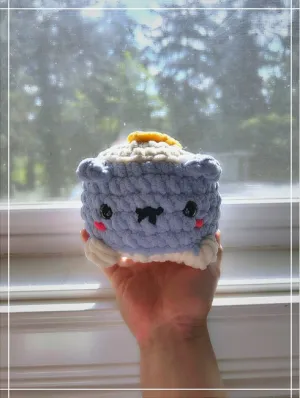 Pupazzo amigurumi Pusheen all'uncinetto