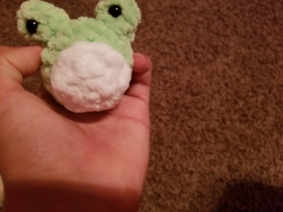 crochet froggy