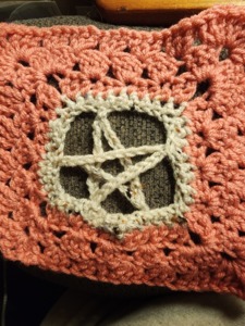 Pentacle/pentagram Granny Square