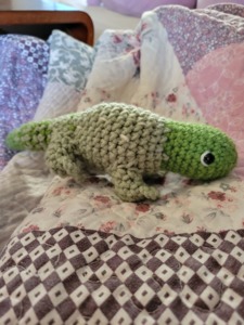 Abayomi the Agama Lizard - Amigurumi