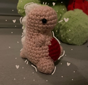 Crochet Mini Chubby Dino Pattern