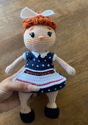 Lucy Ricardo amigurumi doll // I Love Lucy