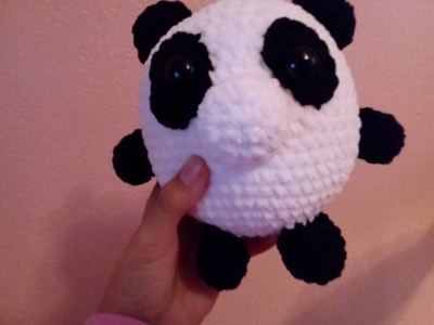 Panda. Crochet pattern.