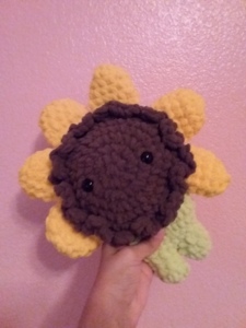 Crochet Sunflower Plush Pattern