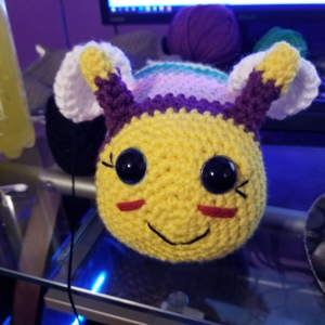 Rainbow Bee Plushie