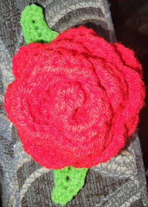 Realistic Crochet Rose