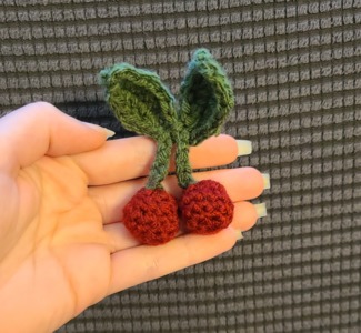 Crochet cute cherries!