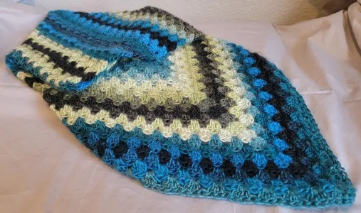 Granny Hooded Scarf, Toddler