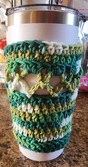 Ribbons and Lace Cup Cozy