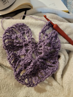 Beating Heart Shawl