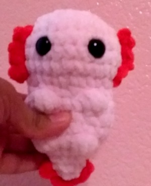 Chunky Baby Axolotl plushie